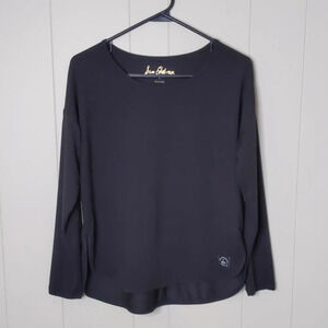 Sam Edelman Black Super Soft Long Sleeve Tee